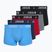 Herrenboxershorts Nike Jordan Cotton Trunk 5er-Pack gym red/schwarz