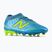 Kinder-Fußballschuhe New Balance Tekela Team V5 FG metallic blue/alkaline green