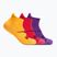 Socken HOKA No-Show Run Sock 3-pack egg yolk/cerise/virtual violet