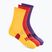 Socken HOKA Quarter Run Sock 3-Pack egg yolk/cerise/virtual violet