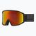 Skibrille Cairn Frost Pure mat black red