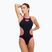 Badeanzug Damen arena One Biglogo One Piece black/fluo pink