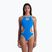 Badeanzug Damen arena One Biglogo One Piece blue river/fluo orange