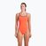 Einteiliger Damen-Badeanzug arena Lace Back Solid bright coral/plum