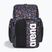 Arena Spiky III 45 l Allover Konfetti schwarzer Schwimmrucksack
