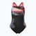 Einteiliger Kinder-Badeanzug arena Light Tricks Swim Pro Back schwarz/calypso coral/multi