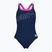 Badeanzug Damen arena Logo Swim Pro navy/shocking pink
