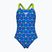 Badeanzug Kinder arena Multiple Dot Swim Pro Back multi blue/artic lime