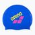 Badekappe arena Big Logo neon blue/shocking pink/yellow star