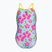 Kinder Badeanzug arena Spring Lightdrop Back water multi/yellow star