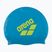 Schwimmkappe arena Big Logo blue cosmo/artic lime