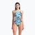 Damen-Einteiler Badeanzug arena Earth View Xcriss Cross water multi/water