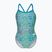 Damen-Einteiler Badeanzug arena Snake Skin Challenge blue cosmo multi/blue cosmo