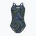 Kinder Badeanzug arena Fireflow Lightdrop Back navy/team navy yellow
