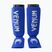 Schienbeinschoner mit Fußschutz Venum Kontact Shin Guards royal blue/silver