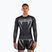 Herren Langarm-Rashguard Venum No Gi Rashguards black/silver grey