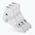Socken Venum Vector Ankle 3er-Pack white/grey