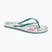 Damen-Flip-Flops ROXY To The Sea X 2021 white/aqua