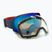 Quiksilver Greenwood S3 majolica blau / clux rot mi Snowboardbrille