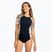 Damen-Badeshirt ROXY Lycra Bedruckte anthrazitfarbene Palme song s