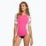 Women's ROXY Lycra Bedrucktes weißes Happy Tropical Badeshirt