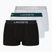 Lacoste Boxershorts 5H3389 NUA 3 Paar schwarz/weiss/silber chine