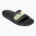 Quiksilver Herren Rivi Wordmark Slide II schwarz rasta flip-flops