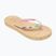 ROXY South Beach III grün/rosa Damen-Flip-Flops