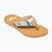 Damen ROXY Porto Raffia II blau Tiefen Flip Flops