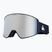 Herren Snowboardbrille Quiksilver Storm MG black/ black clux ml silver