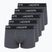 Herren-Boxershorts Lacoste 5H1292 5er-Pack font