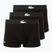 Lacoste Herren-Boxershorts 5H1291 3 Paar black/white/black/black
