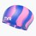 Schwimmkappe TYR Multi-Color Long Hair Silicone purple/pink