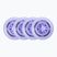 Inlinerrollen FR Skates Downtown Wheel 80mm/85A X4 light purple/purple