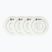 Inlinerrollen Luminous Led Wheels Duo 84mm/85A X4 white/red