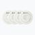Inlinerrollen Luminous Led Wheels Duo 76mm/85A X4 white/red