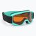 Skibrille Kinder Alpina Piney aqua matt/ orange