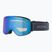 Alpina Slope Q-Lite Skibrille schwarz/ dirblue matt/ blau