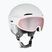Alpina Oro QV Mips Skihelm weiß matt/wasserrosa