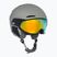 Alpina Alto Q-Lite Mond/Grau matt/Gold Spiegel Skihelm