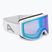 Skibrille Alpina Venet Q-Lite white matt/blue