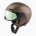 Skihelm Alpina Oro QV Mips sepia metallic