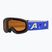 Kinder-Skibrille Alpina Piney 2.0 blue matt/orange