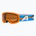 Kinder-Skibrille Alpina Piney 2.0 orange/blue matt