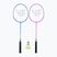 VICFUN Hobby Badmintonset Typ B rosa/blau