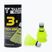 Talbot-Torro Tech 350 Nylon Federbälle 3 Stück gelb 479113