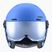 Skihelm Kinder UVEX Rocket Visor Jr blue matt/mirror blue/smoke