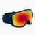 Skibrille UVEX Topic navy matt/mirror rainbow rose