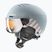 Skihelm Kinder UVEX Rocket Visor Jr rhino/blush matt/mirror silver/lasergold lite