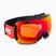 UVEX Downhill 2100 CV S2 Skibrille schwarz shiny/mirror scarlet/colorvision orange